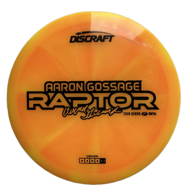 Discraft Raptor Z Swirl Tour Series 2025 Aaron Gossage