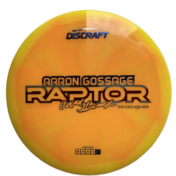 Discraft Raptor Z Swirl Tour Series 2025 Aaron Gossage
