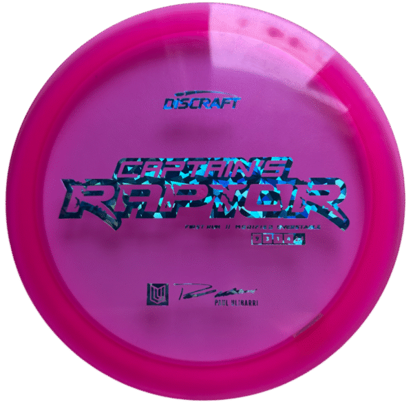 Discraft Captain's Raptor Z First Run Paul Ulibarri