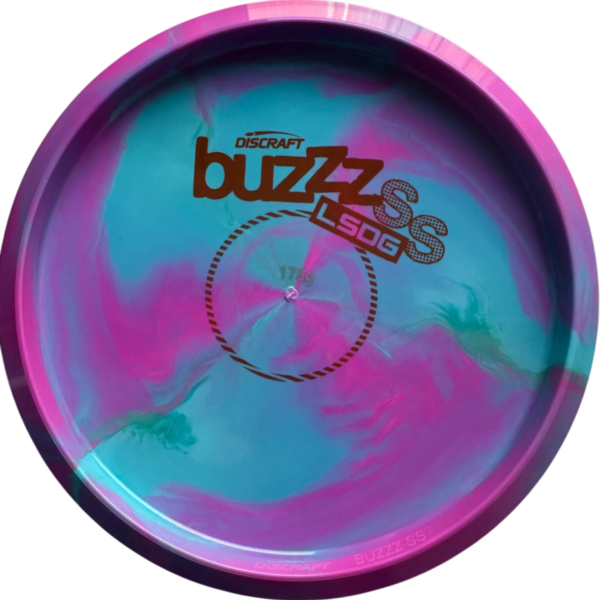 Alternative view of Discraft Buzzz SS ESP Swirl Bottom Stamp- LSDG