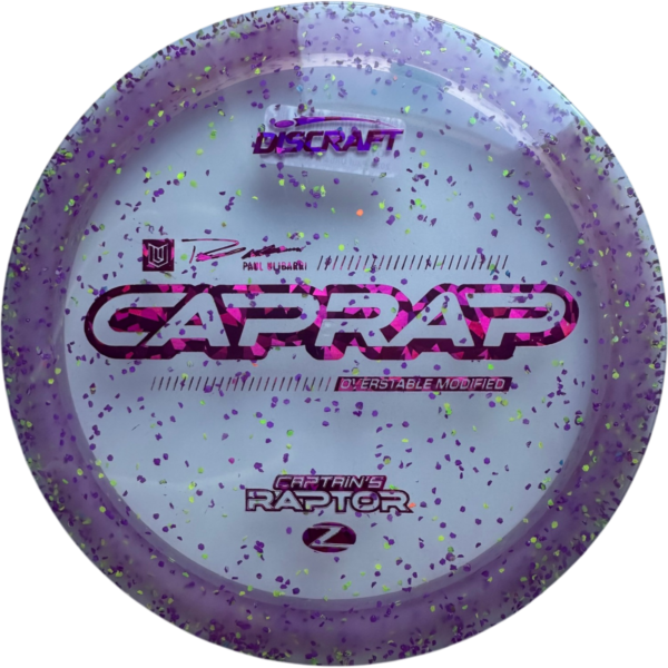 Discraft Captain's Raptor Z Confetti ULI CapRap