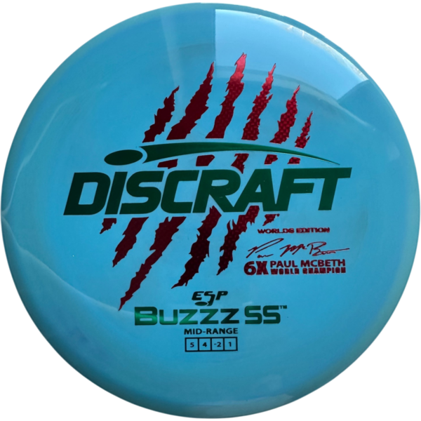 Discraft Buzzz SS ESP Paul McBeth 6-Claw - 2026 Worlds Edition