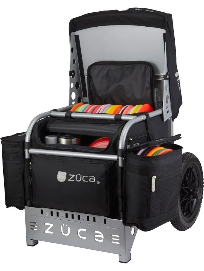 ZÜCA Arsenal Disc Golf Cart (Black&Silver) - Ricky Wysocki Signature - Image 2