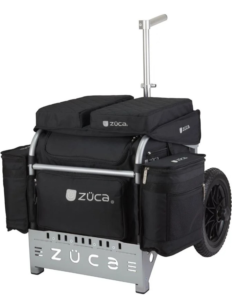 ZÜCA Arsenal Disc Golf Cart (Black&Silver) - Ricky Wysocki Signature